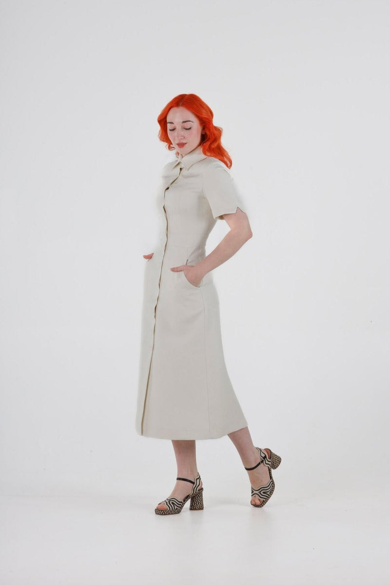 1 - Albert long dress in ivory