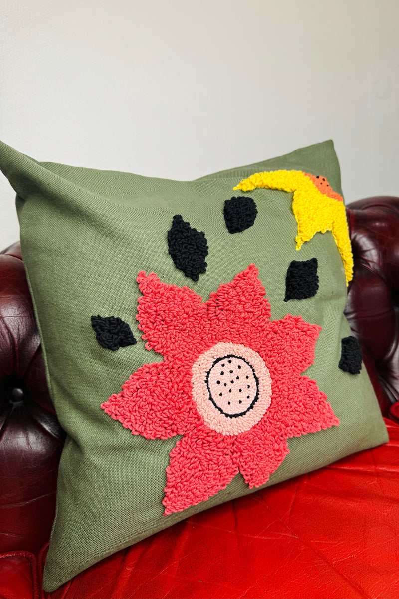 1- Green garden cushion no 4