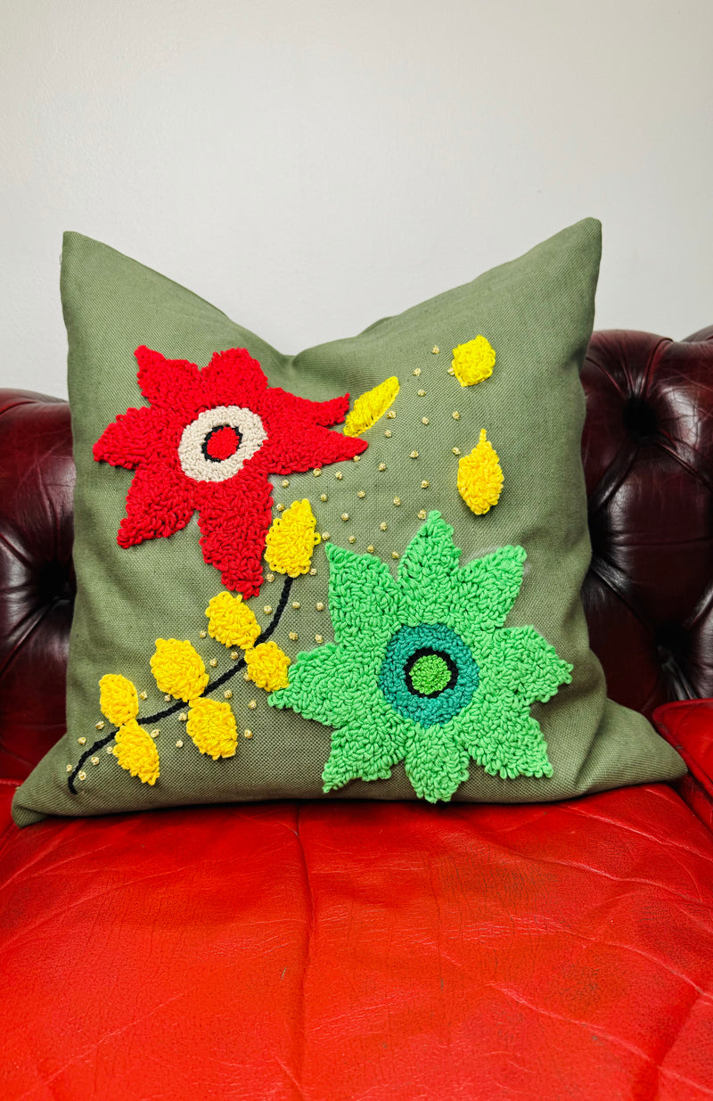 1- Green garden cushion no 5