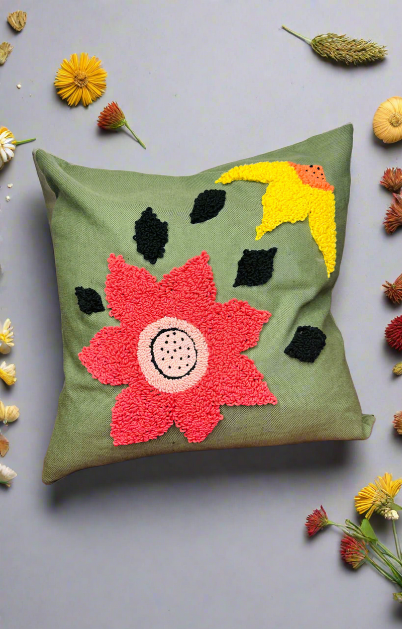 1- Green garden cushion no 4