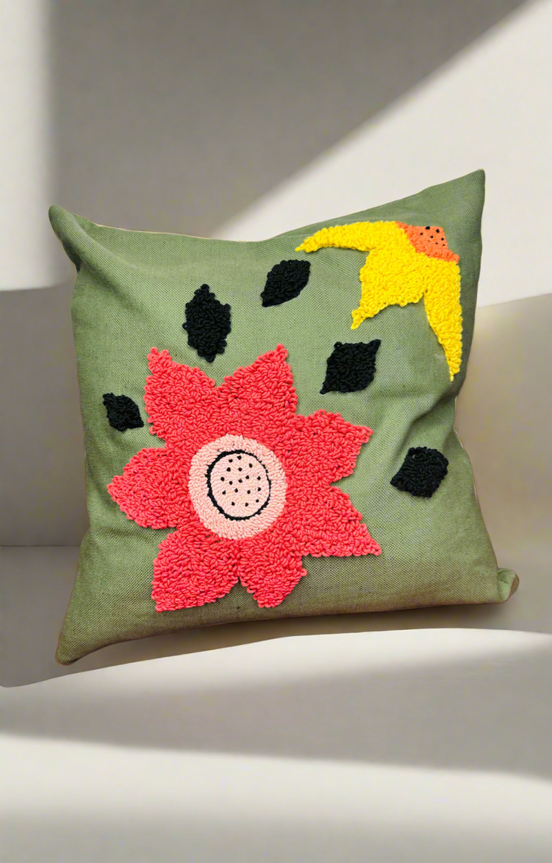 1- Green garden cushion no 4