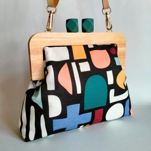 1- Minski bag in geometrical print