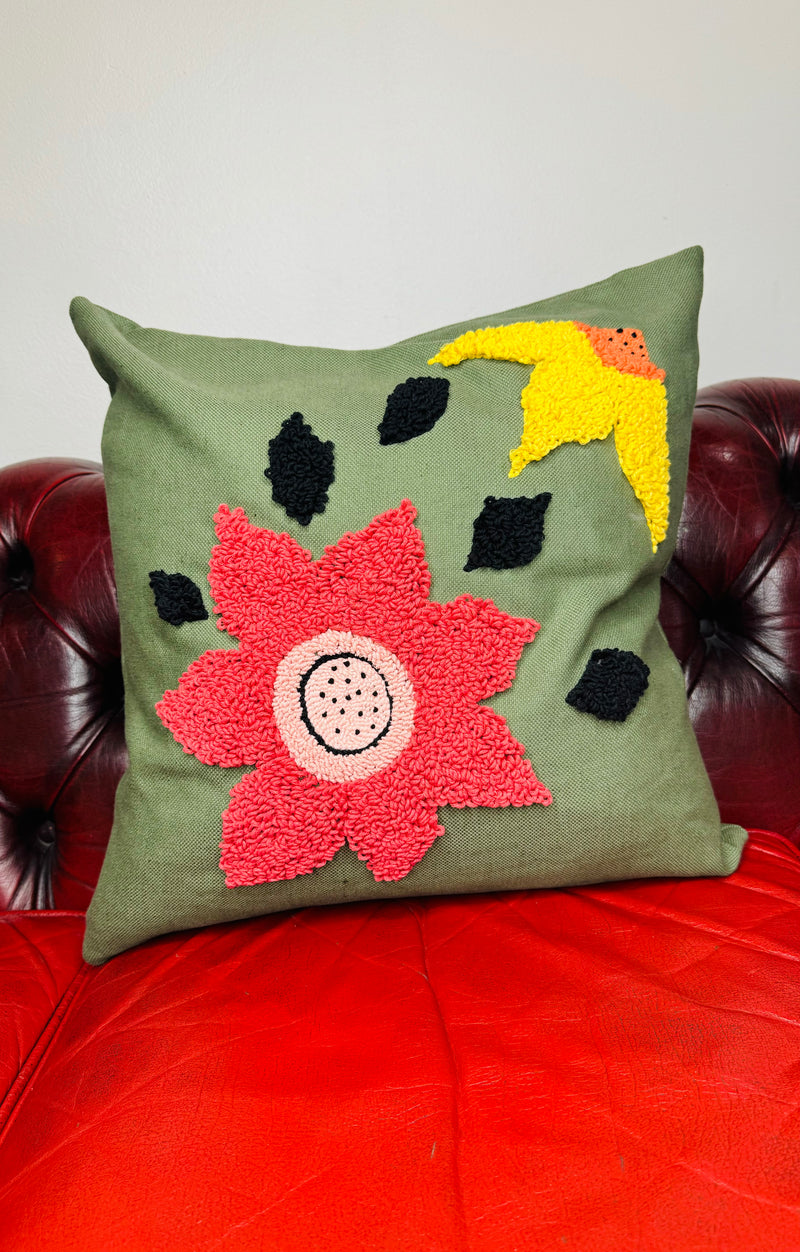 1- Green garden cushion no 4